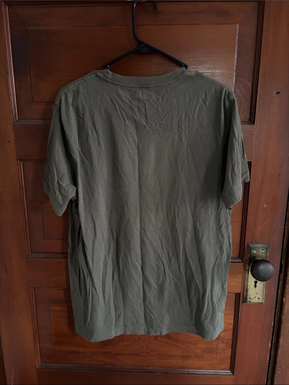 True Religion Olive Short-Sleeve Tee with Camo Logo
